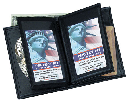 Perfect Fit Badge w/ Double ID and Credit Card Wallet